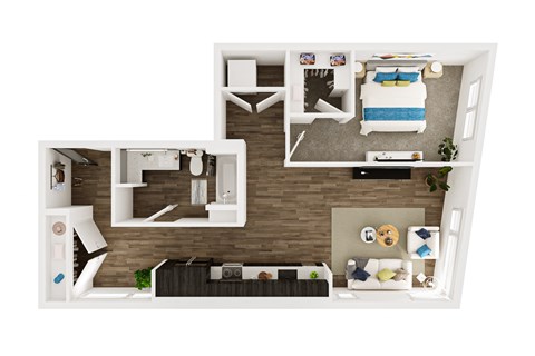 CATAMARAN, 1 Bed, 1 Bath at Marina Square, Washington, 98337